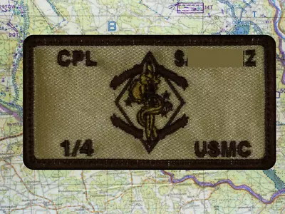 1/4 Marines Kill Patch Name Identification Patch 1st Battalion 4th MarDiv • $9.95