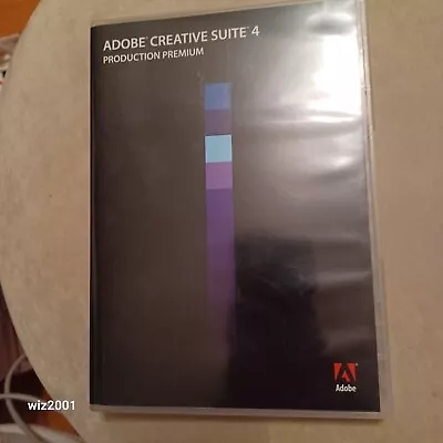 Adobe Creative Suite 4 Production Premium Multiple Disks For Mac Os X  • $55