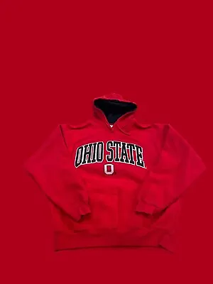 Ohio State Buckeyes Embroidered Spell Out J. America VTG Hoodie Medium • $20