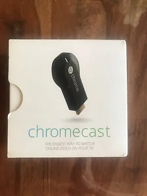 Google Chromecast H2G2-42 1st Generation Media Player Complete With Box • $12.50