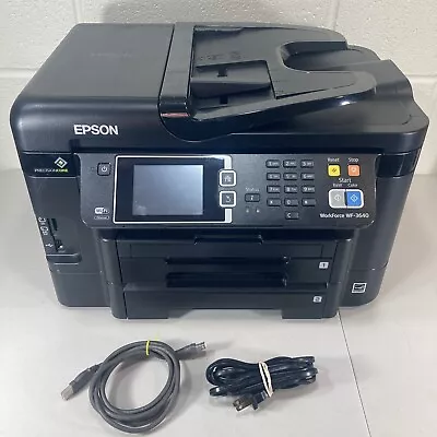 Epson WorkForce WF-3640 All-in-One Printer (Printer Head Clogged) • $56.95