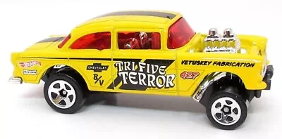 2023 Hot Wheels 55 Chevy Belair Gasser F Case Yellow Buy 1-3 Items Same S&H Save • $2.09