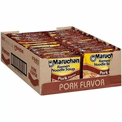 Maruchan Ramen Pork Flavor 3.0 Oz(Pack Of 24) • $13.40