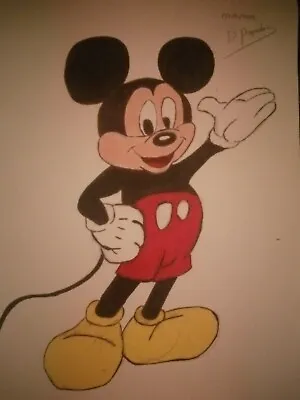 Kids Art. Mickey Mouse (Copy).Exactly As Shown On Photos • £5