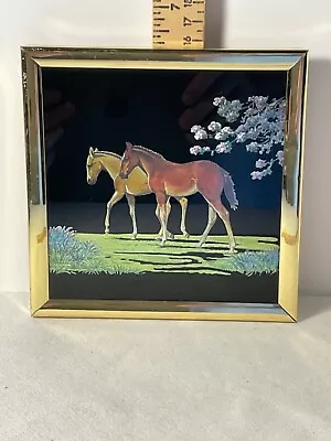 Kafka Industries Foil Print Iridescent Horse Picture Made In USA • $22