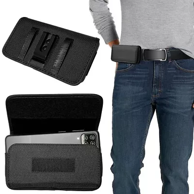 UK Universal CellPhone Holster Belt Clip Waist Bag Phone Case Phone Holder Pouch • £4.99