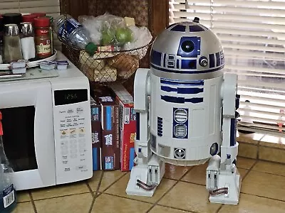 Star Wars 18 Inch R2D2 Robot By Tomy Electronic Head Spins Lights Up WORKING!!! • $60