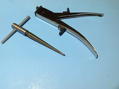 $19.99 • Buy T-Handle REAMER & NIBBLING TOOL COMBINATION Chassis Project Box Metal LUTHIER