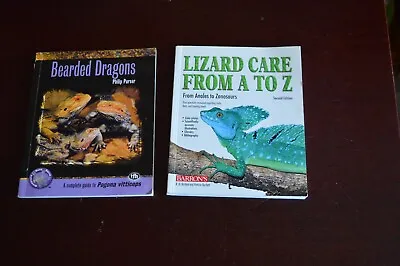 £6.99 • Buy Bearded Dragons By Philip Purser & Lizard Care From A-z Paperbacks