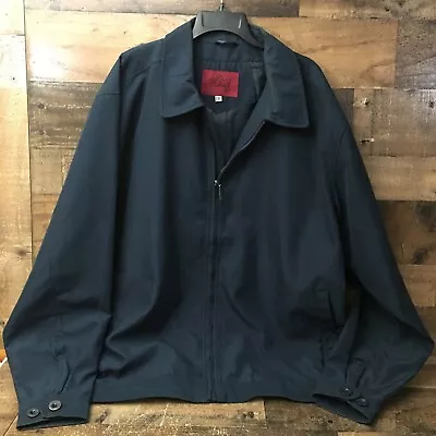 Vintage Men’s Mechanic Work Jacket Leisure Pockets Full Zip Size XXL Blue • $32.29