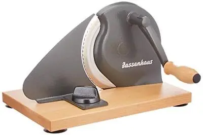 $180.24 • Buy Zassenhaus Manual Bread Slicer, Classic Hand Crank Home Bread Slicer (Gray)