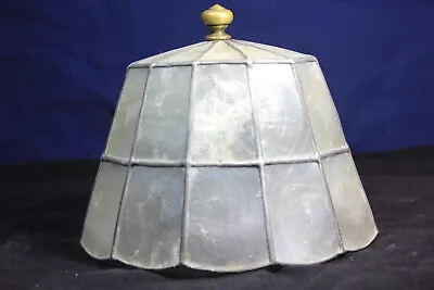 Antique Vintage Mica Lampshade - 6.5 Inches Tall - 8 Inch Diameter • $34.99