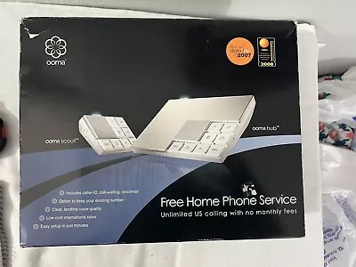 NIP Free Home Phone Service OOMA Core Hub And Scout Internet Phone Open Box • $99.99