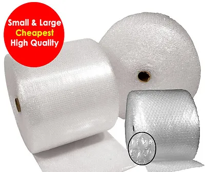 SMALL LARGE BUBBLE WRAP ROLLS 300mm 500mm 750mm 900mm 1000mm 1500mm 50m 100m • £253.43