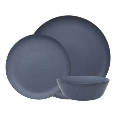 $39.95 • Buy Ecology - Malta Denim Stoneware 12pc Dinner Set