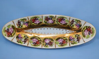 Antique Vienna  Fragonard's Love Story Condiment Celery Dish  • $16