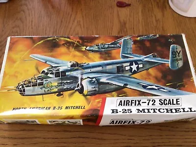Airfix 485 - Us B-25 Mitchell Bomber - 1/72 Scale Model Kit • £5.50