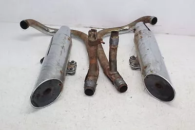 1996 Kawasaki Vulcan 500 En500a Full Exhaust System Headers Pipe Muffler • $110.58