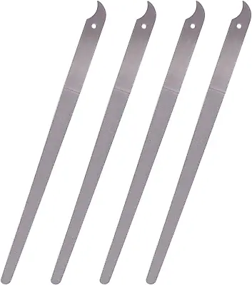 Metal Nail File (4 Pack) 8 Inches Long Stainless Steel Fingernail Files For Nat • $10.53