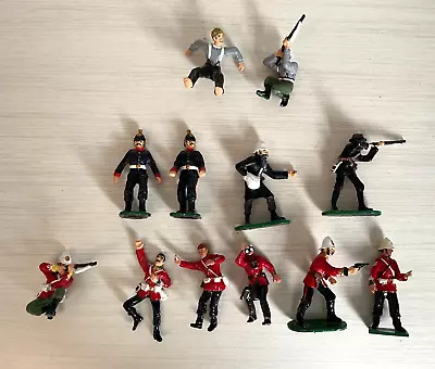 Metal Toy Soldiers Lot Of 11 • $14.99