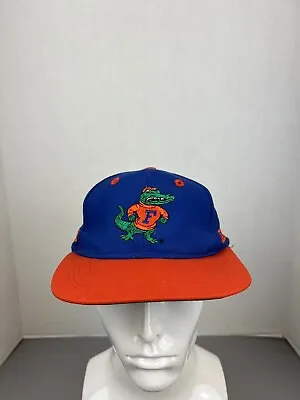 Vintage Florida Gators Hat Snapback Cap Adjustable Green Brim Stitched Logo NCAA • $13.95