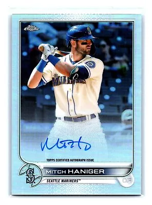 Mitch Haniger 2022 Topps Chrome CVA-MH Vet Autographs Refractor #001/499 Auto • $17.99