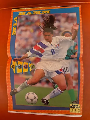 1995 Sports Illustrated For Kids Magazine Mia Hamm Poster Marshall Faulk Cards + • $35.99