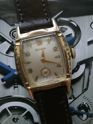 $165 • Buy Rare 1959s Art Deco BULOVA Swiss Made L9 10K RGP 17 Jewels Wrist Watch