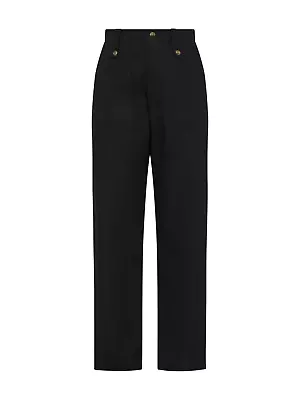 Bassike Sz1 Adjustable Tab Utility Pant Black New • $160