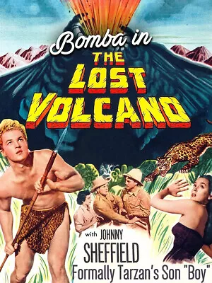 Double BOMBA In  THE LOST VOLCANO And THE HIDDEN CITY 1950 On DVD • $8.99