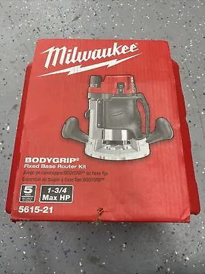 Milwaukee 5615-21 11 Amp Heavy Duty 1-3/4 MAX HP Bodygrip Router Kit • $224.99