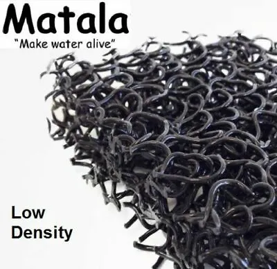 Black Matala Pond Filter Mat 10 X 24  Low Density Coarse Water Filtration Media • $26.25