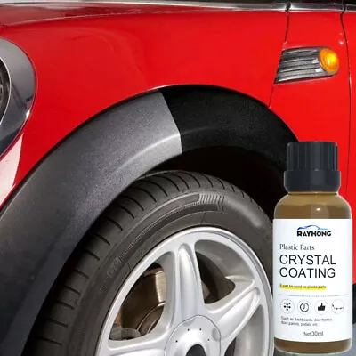$5.43 • Buy Car Plastics Parts Restorer Crystal Coating Sponge Kit For Car Door Frame Panels