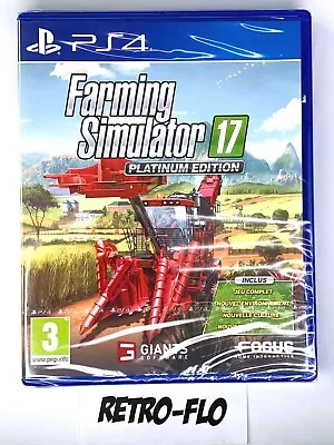 Farming Simulator 17: Platinum Edition - Game PS4 Sony PLAYSTATION 4 - New • $90.20