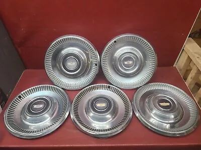 1973 73 Chevrolet Chevy Caprice Hubcaps 15  Wheel Covers SET OF 5 Vintage • $119.99