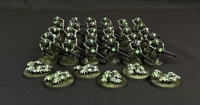 WARHAMMER 40K Necron Army Lot 30 Warriors Fully Painted Inf Lot 2  • $175