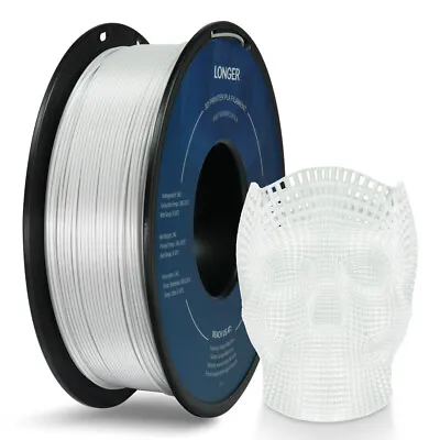 LONGER TPU Filament 1.75mm Flexible 3D Printer Consumables(White) 95A 1kg Spoo • $19.99