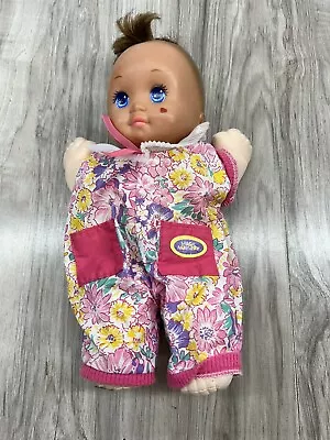 Vtg 1989 12” Magic Nursery Baby  Girl Doll Mattel In Original Dress Toddler • $16
