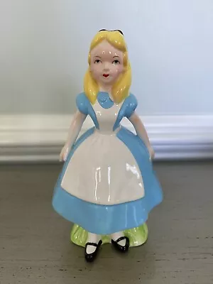 Vtg Walt Disney Productions Japan Alice In Wonderland 6” Porcelain Figurine • $24