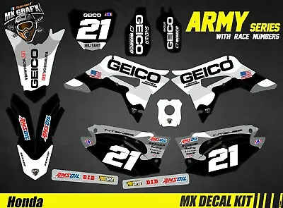 Kit Deco Motorcycle For / MX Decal Kit For Honda Crf - Camo • $132.98