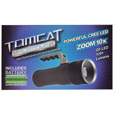 Tomcat Platinum Q5 LED Lantern Torch Light Camping Flashlight W/3x AAA Batteries • $21