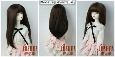 JD371  1/6 1/4 1/3 Fashion Full Bang BJD Wig YOSD MSD SD Qbaby Blythe Doll Hair • $23.59