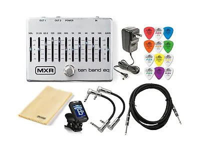 MXR M108S Ten Band EQ Dual Output True Bypass Effects Pedal Equalizer W/Toneb... • $193.74
