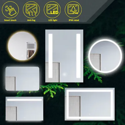 ELEGANT Bathroom LED Mirror/Stainless Steel Mirror Cabinet/Anti-fog LED Mirror • $319