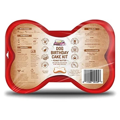 $30.65 • Buy Puppy Cake Dog Birthday Cake Kit- Cake Mix Icing Mix Candle And Silicone Pan ...