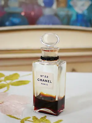 £142.56 • Buy VTG 1940s Chanel No. 22 With DOT Real Perfume 1/4 0.25 Oz Splash (OPC)