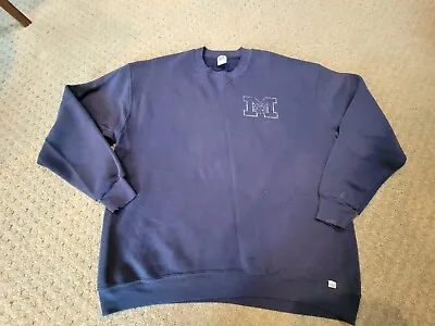 Vintage Russell Athletic University Of Michigan Sweatshirt XXL Made In USA • $19.99
