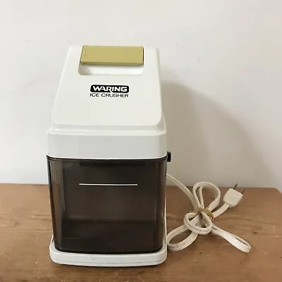 Vtg Waring Electric Countertop Home Ice Crusher 11CR10 Kitchen Appliance Japan • $35.99