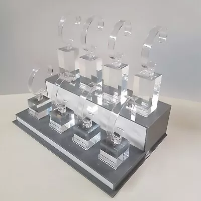 £50 • Buy Stepped Acrylic Watch Display Plinth For Retailers Jewellery Shop