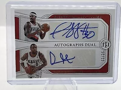 2022-23 National Treasures Dual Rasheed Wallace Damon Stoudamire Autos 12/25 • $45